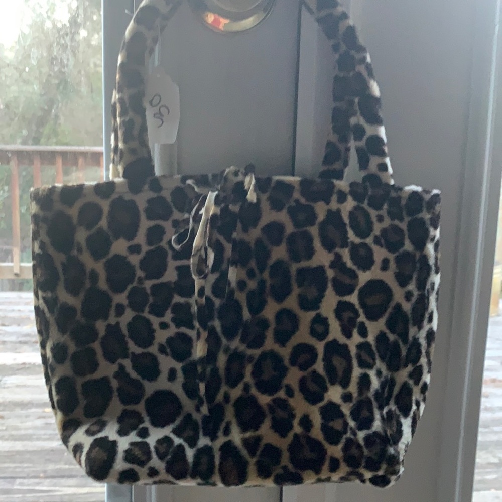 Animal print purse